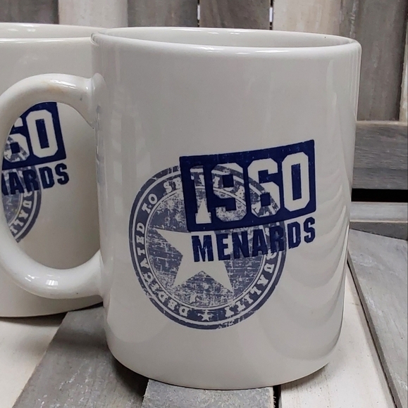 Set of 2 Menards 1960 Coffee Mugs - Picture 6 of 6